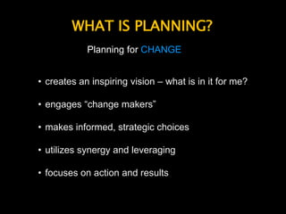 utilizes synergy and leveraging