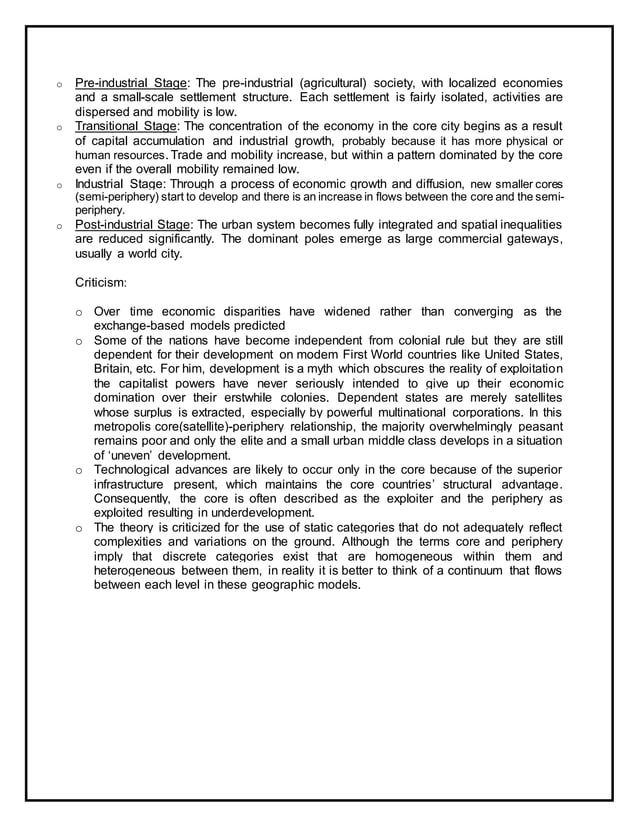 Theories and models for Regional planning and development PDF