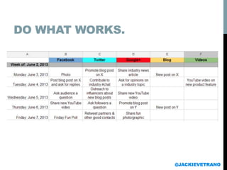 @JACKIEVETRANO
DO WHAT WORKS.
 