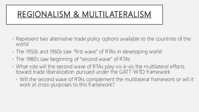 Multilateral trading system meaning