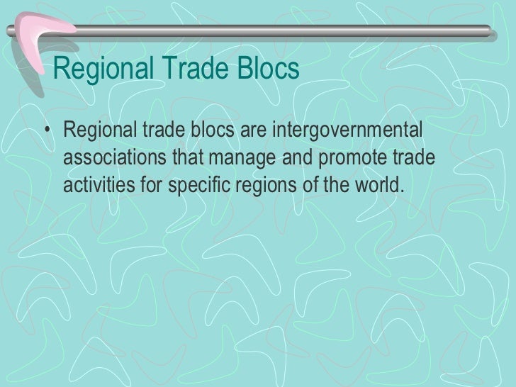 regional trade blocs