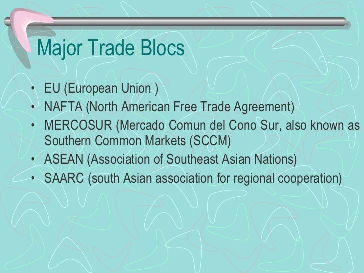 regional trading blocs definition