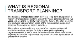 Regional tranport system RTP | PPTX