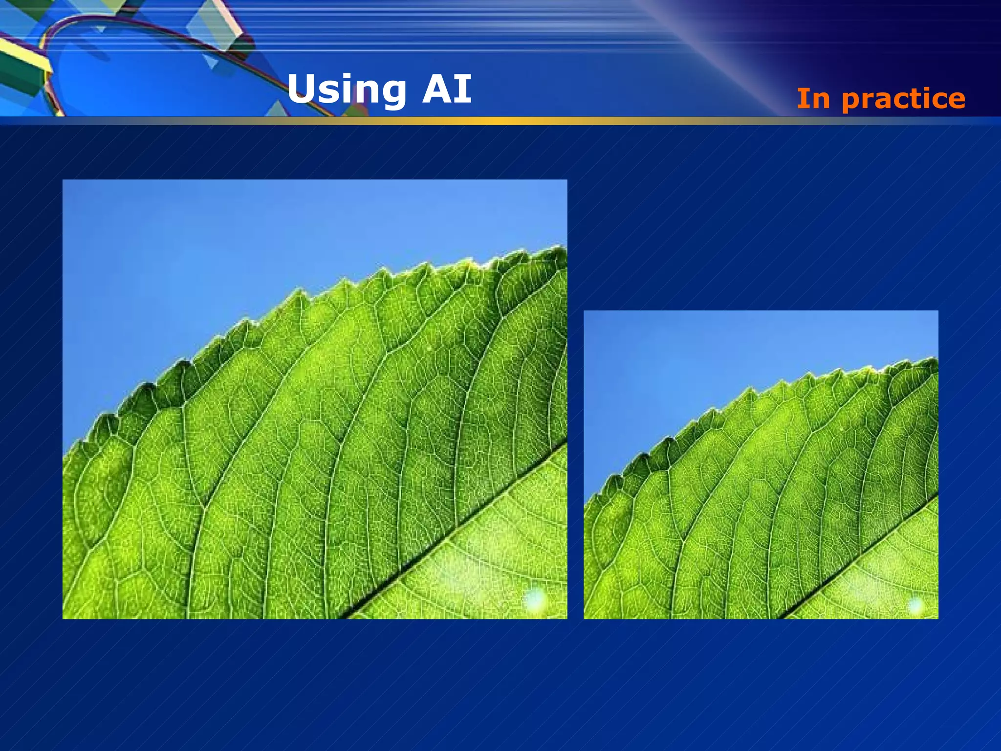 In practice Using AI 