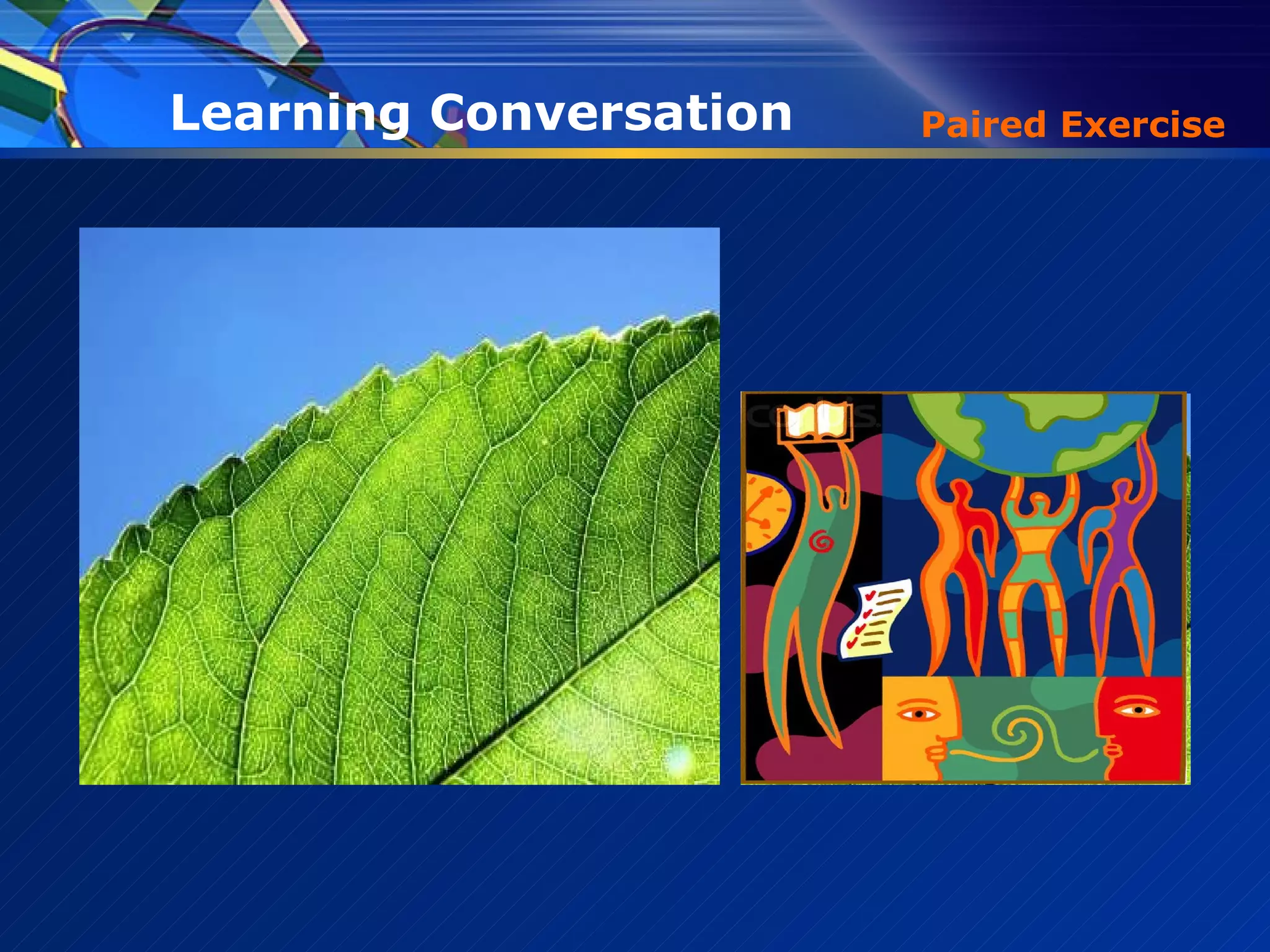 Paired Exercise Learning Conversation 