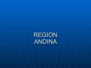 REGION ANDINA 