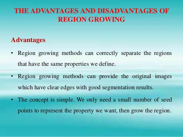 Region Based Segmentation Region Based Segmentation
