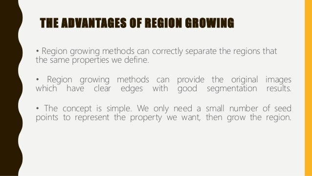 Region Based Segmentation Region Based Segmentation