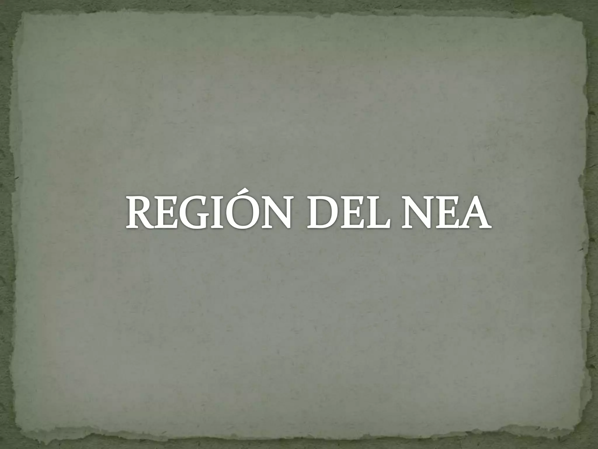 Nea Region Región del NEA | PPT