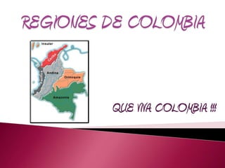 QUE VIVA COLOMBIA !!!
 