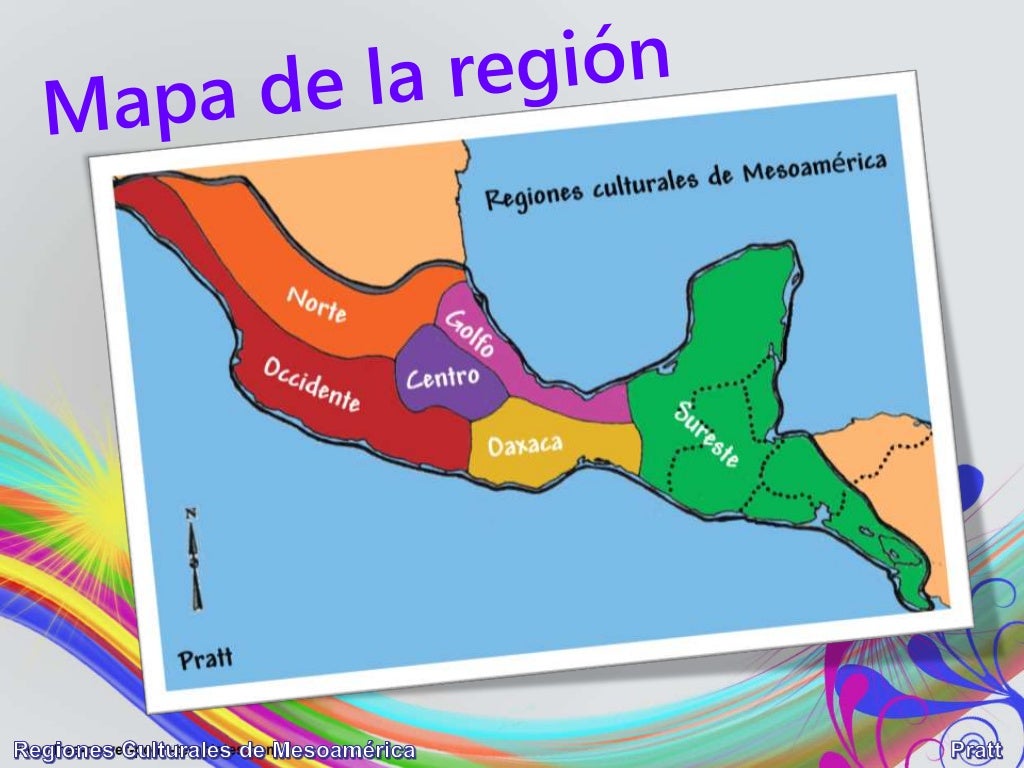 Mesoamérica, diversas regiones culturales