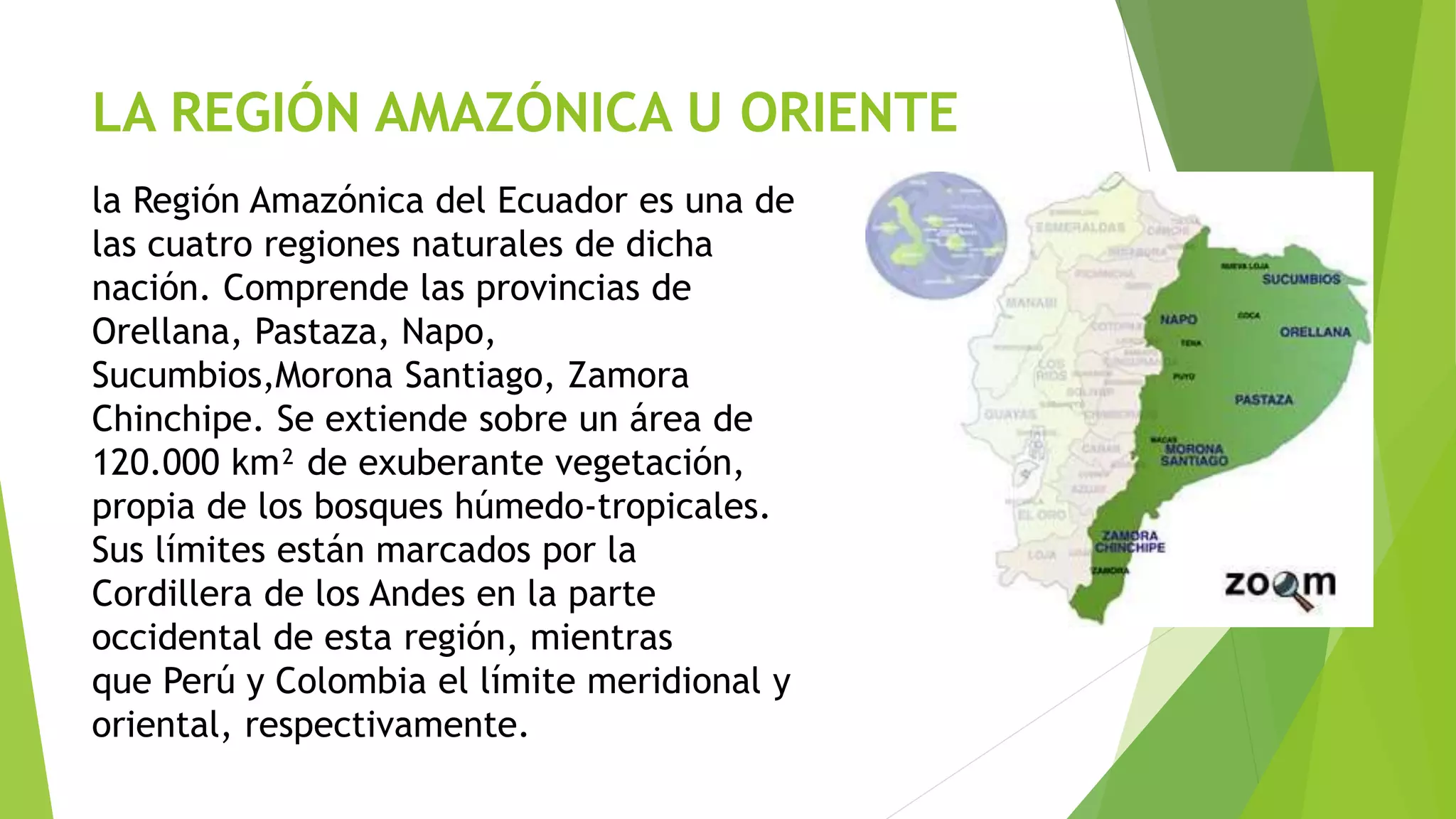 Regiones del ecuador | PPTX