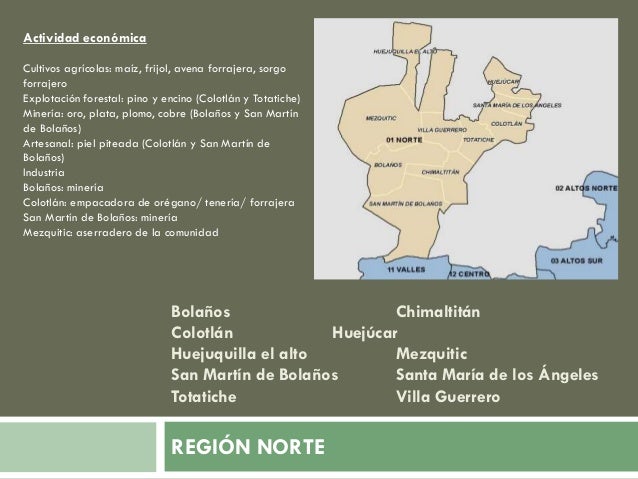 Regiones económicas de Jalisco