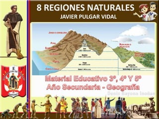 8 REGIONES NATURALES
JAVIER PULGAR VIDAL