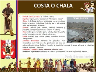 COSTA O CHALA