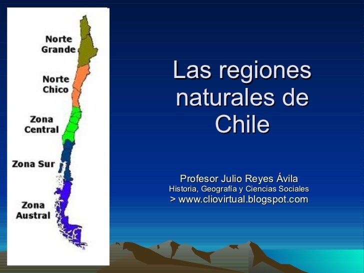 Regiones naturales de chile