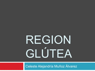 REGION
GLÚTEA
Celeste Alejandría Muñoz Álvarez
 