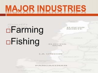 Farming
Fishing
 