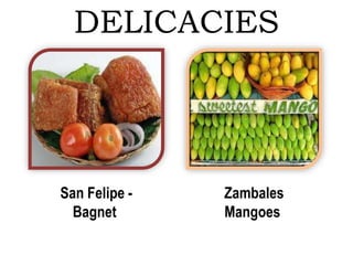 DELICACIES
San Felipe -
Bagnet
Zambales
Mangoes
 