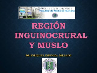 DR. ENRIQUE E. ESPINOZA DELGADO
 