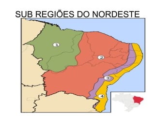 SUB REGIÕES DO NORDESTE 