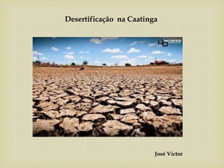 José Victor
Desertificação na Caatinga
 