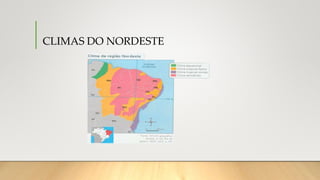CLIMAS DO NORDESTE
 