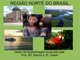 REGIÃO NORTE DO BRASIL
Objeto de Aprendizagem produzido pela
Prof. MT: Bianca A. M. Toledo
O
 
