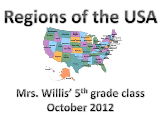 Regions of the USA | PPTX