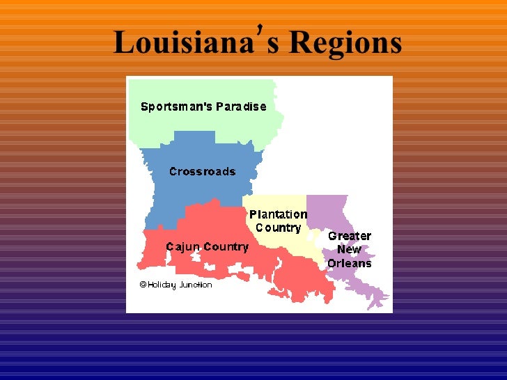 regions powerpoint louisiana regions