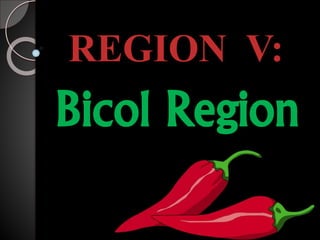 REGION V:
Bicol Region
 