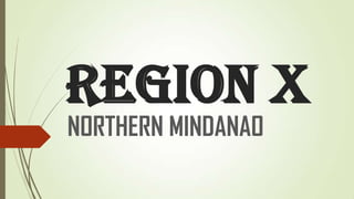 REGION X
NORTHERN MINDANAO
 
