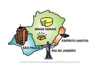 http://meioambientetecnico.blogspot.com.br/2013/07/regiao-sudeste.html
 