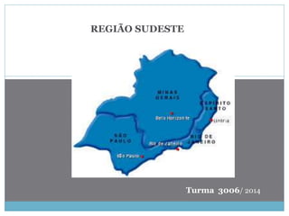 REGIÃO SUDESTE
Turma 3006/ 2014
 