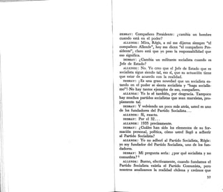 Regis debray..conversacion con allende 1971