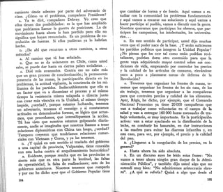 Regis debray..conversacion con allende 1971