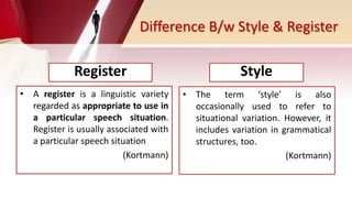 Register Style Line Register | PPTX
