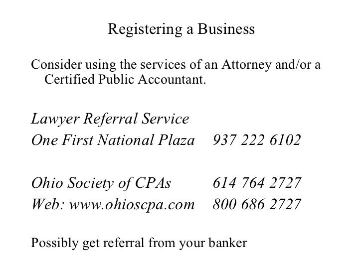 Registering a Business in Ohio