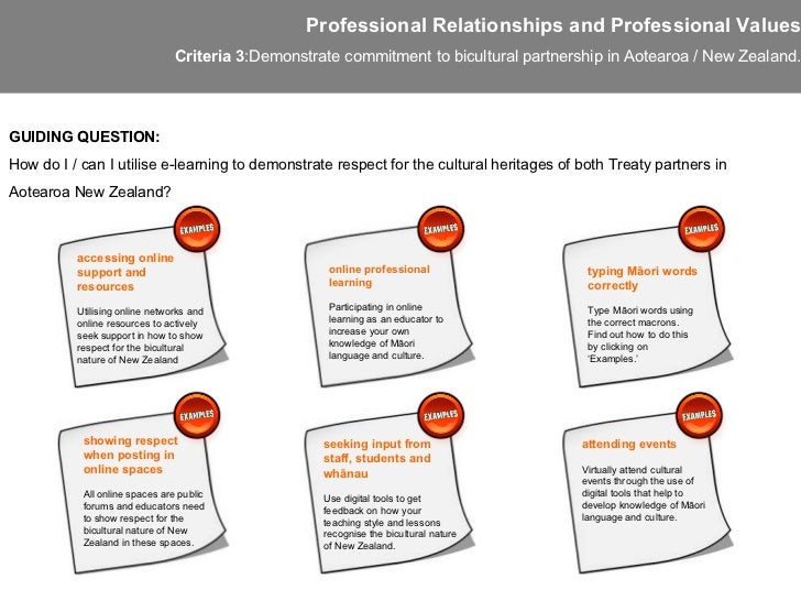 Registered Teacher Criteria and e-learning