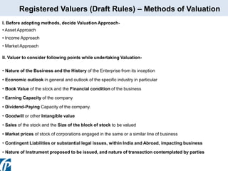 Registered Valuer in Companies Act 2013 | PDF | Business Accounting ...