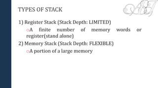 Register File Stack Register organization, stack | PPTX
