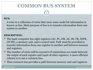 Registers and-common-bus | PPS | Operating Systems | Computer Software ...