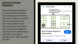 Register Implementation registers Registers and its types types .pptx