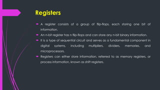 Registering Component Registers and Shift Registers in Digital Systems.ppt