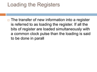 Registers in coa | PPTX