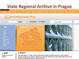 State Regional Archive in Prague