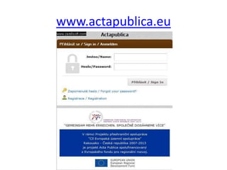 www.actapublica.eu