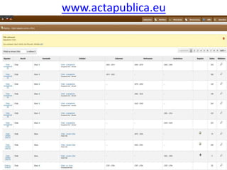 www.actapublica.eu