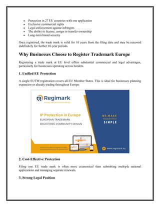 Register Trademark Europe – Complete Guide to EU Trade Mark ...