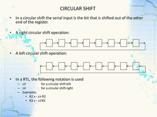 Register transfer language & its micro operations | PPTX